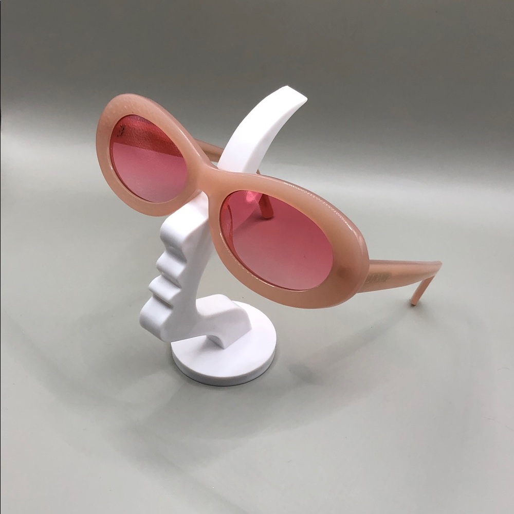 Lorvae World Wrecker - Peachy  Oval Trendy Sunglasses
